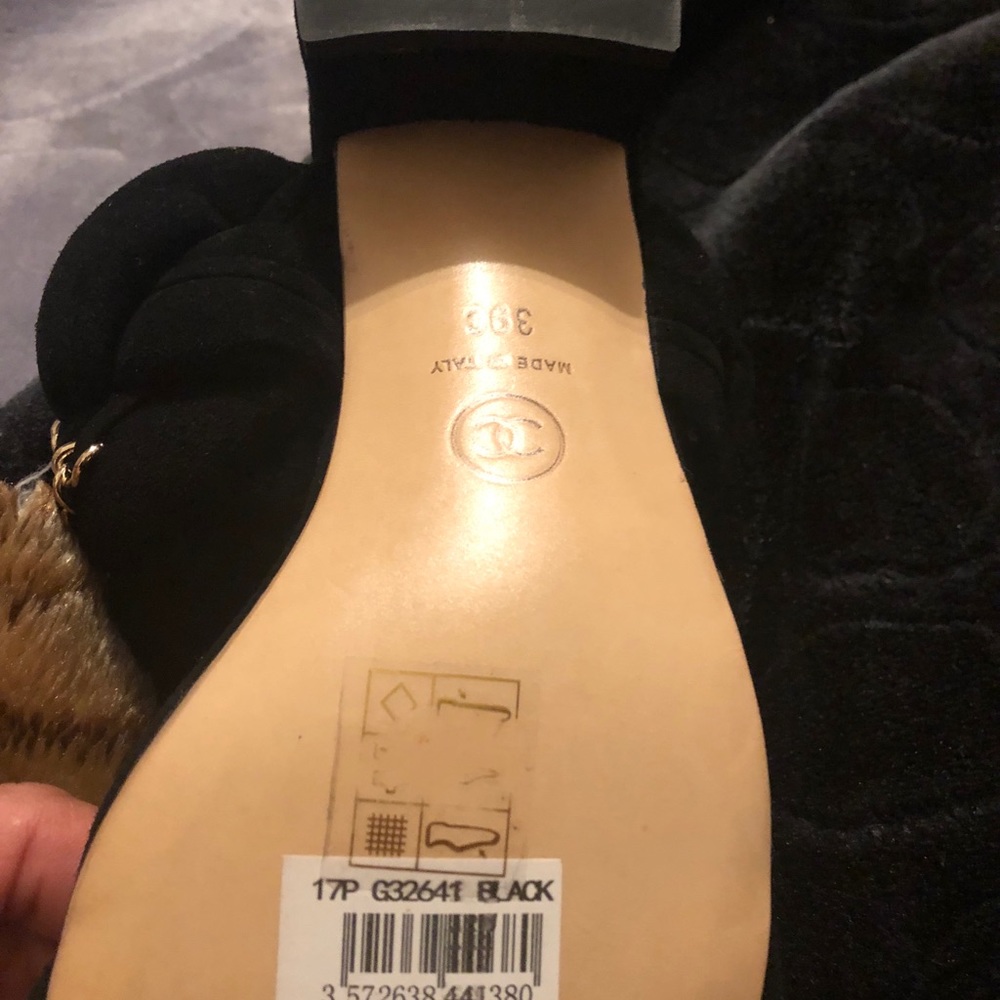 Chanel goatskin muelles gold chain - Picture 4 of 6